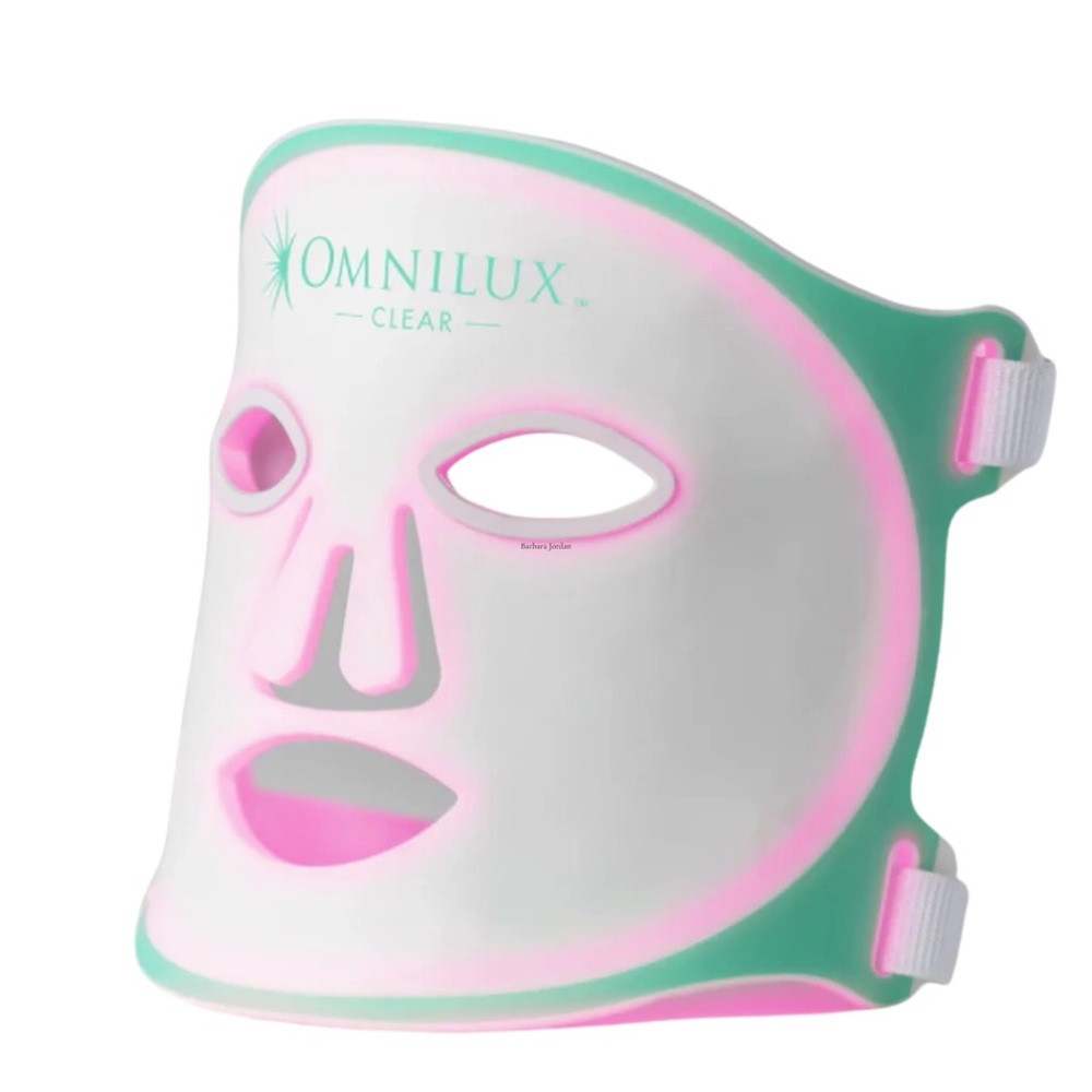 Omnilux Clear LED Light Therapy Mask - White & Mint (Women Skincare Mask)